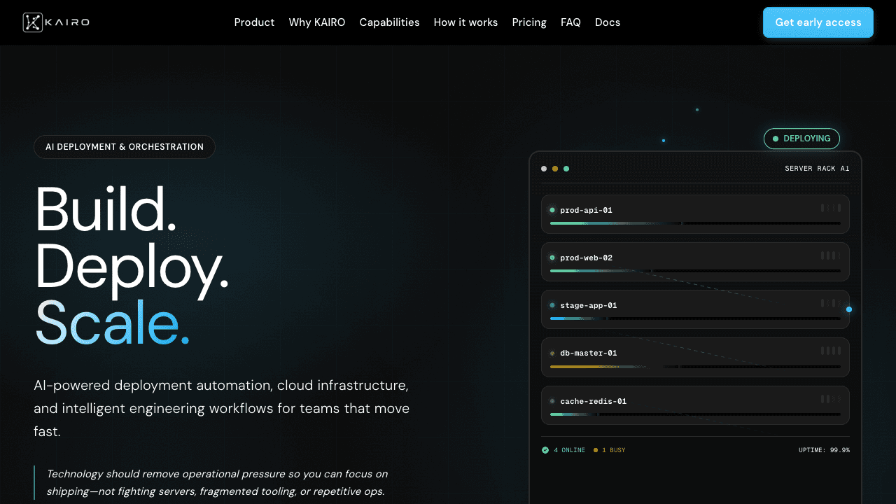 Marketing landing page full scroll